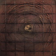 Still Life in a Black Cage/Натюрморт в черную клетку/ 2016/Acrylics on canvas/Структурный грунт/Structural plaster. /100x100 cm